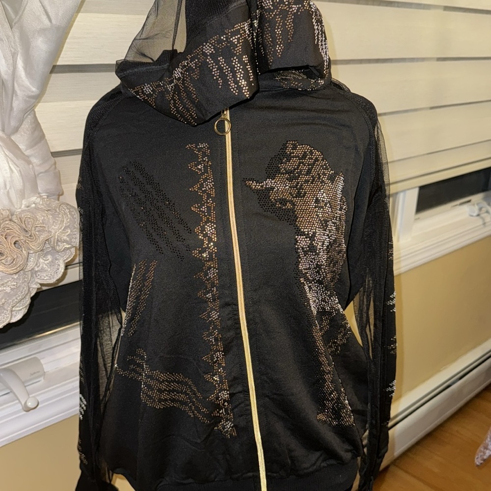 BRAND NEW WOMENS SWEATER ABD SWEATPANTS FOR SALE bedazzled SIZE EU(46) - Picture 6 of 14